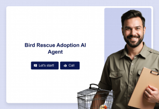 Bird Rescue Adoption AI Agent Template Thumbnail