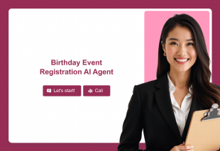 Birthday Event Registration Concierge Template Thumbnail