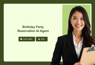 Birthday Party Reservation AI Agent Template Thumbnail