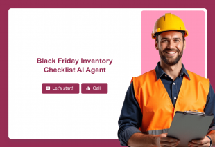 Black Friday Inventory Checklist AI Agent Template Thumbnail