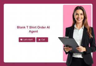 Blank T Shirt Order AI Agent Template Thumbnail