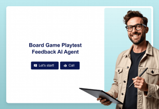 Board Game Playtest Feedback AI Agent Template Thumbnail