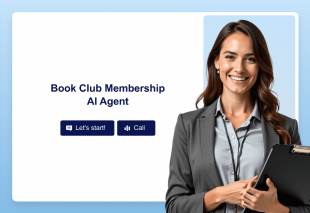 Book Club Membership AI Agent Template Thumbnail