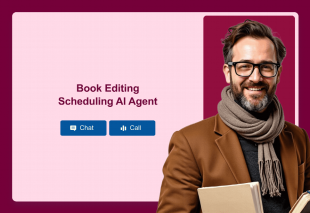 Book Editing Scheduling AI Agent Template Thumbnail