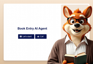 Book Entry AI Agent Template Thumbnail