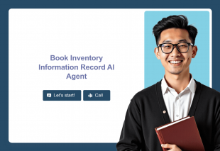 Book Inventory Information Record AI Agent Template Thumbnail