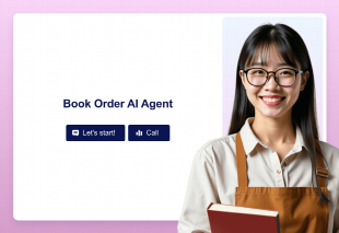 Book Order AI Agent Template Thumbnail