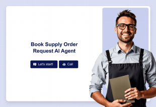 Book Supply Order Request AI Agent Template Thumbnail