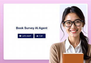 Book Survey AI Agent Template Thumbnail