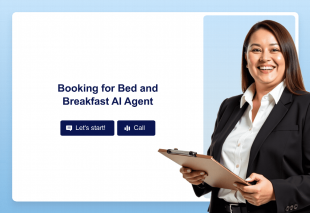 Booking for Bed and Breakfast AI Agent Template Thumbnail