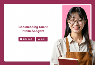 Bookkeeping Client Intake AI Agent Template Thumbnail