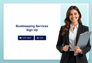 Bookkeeping Services Sign Up AI Agent Template Thumbnail