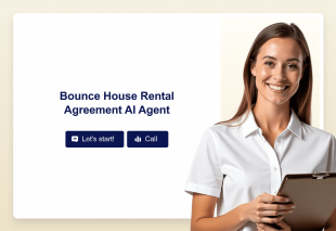 Bounce House Rental Agreement AI Agent Template Thumbnail