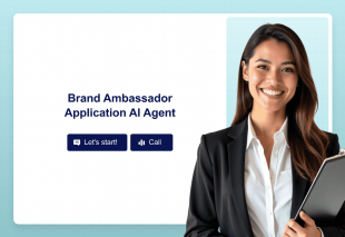 Brand Ambassador Application AI Agent Template Thumbnail