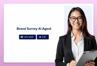 Brand Survey AI Agent Template Thumbnail