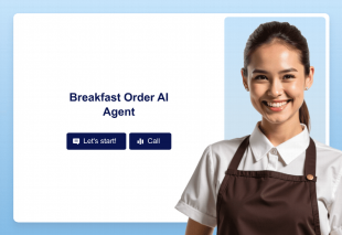 Breakfast Order AI Agent Template Thumbnail