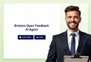 Brokers Open Feedback AI Agent Template Thumbnail