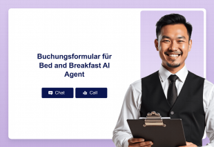 Buchungsformular für Bed and Breakfast AI Agent Thumbnail