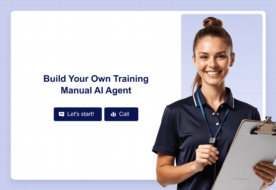 caterease event manager customizing manual: ai chat |... Build Your Own Training Manual AI Agent Template | Jotform