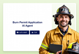 Burn Permit Application AI Agent Template Thumbnail