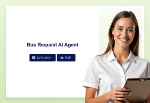 Bus Request AI Agent Template Thumbnail