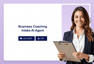 Business Coaching Intake AI Agent Template Thumbnail