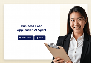 Business Loan Application AI Agent Template Thumbnail