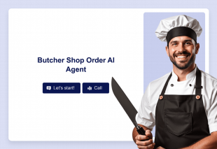 Butcher Shop Order AI Agent Template Thumbnail