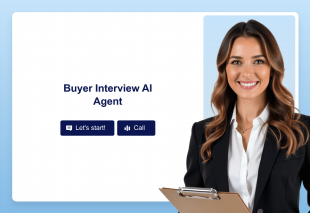 Buyer Interview AI Agent Template Thumbnail
