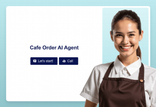 Cafe Order AI Agent Template Thumbnail
