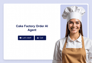 Cake Factory Order AI Agent Template Thumbnail
