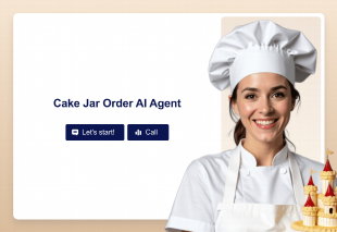 Cake Jar Order AI Agent Template Thumbnail