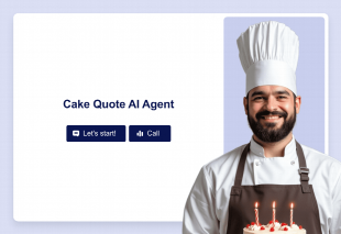 Cake Quote AI Agent Template Thumbnail