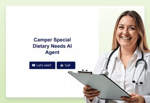 Camper Special Dietary Needs AI Agent Template Thumbnail
