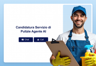 Candidatura Servizio di Pulizie Agente AI Thumbnail