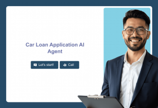 Car Loan Application AI Agent Template Thumbnail