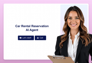 Car Rental Reservation AI Agent Template Thumbnail