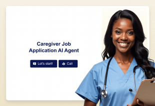 Caregiver Job Application AI Agent Template Thumbnail