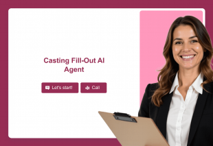 Casting Fill-Out AI Agent Template Thumbnail