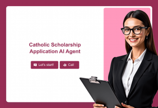 Catholic Scholarship Application AI Agent Template Thumbnail