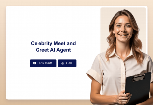 Celebrity Meet and Greet AI Agent Template Thumbnail