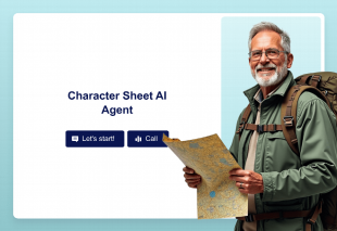 Character Sheet AI Agent Template Thumbnail