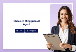 Check-In Mingguan AI Agent Template Thumbnail