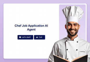 Chef Job Application AI Agent Template Thumbnail