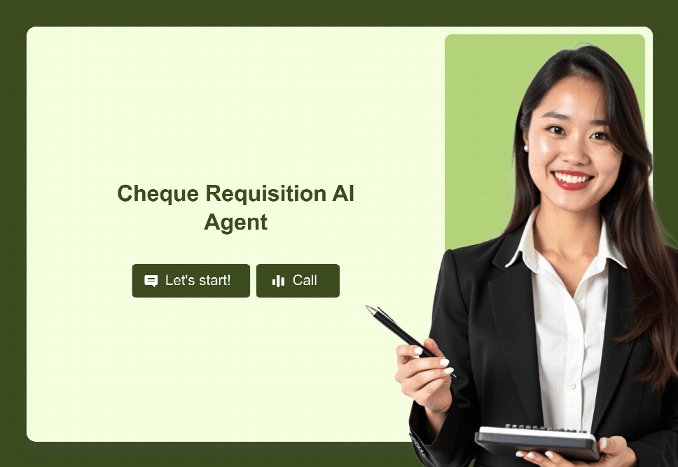 Cheque Requisition Assistant | Jotform