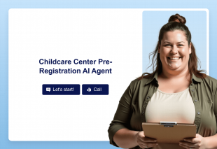 Childcare Center Pre-Registration AI Agent Template Thumbnail