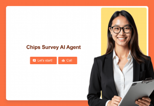 Chips Survey AI Agent Template Thumbnail