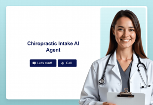 Chiropractic Intake AI Agent Template Thumbnail