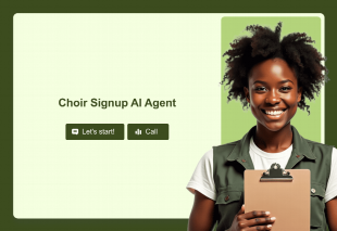 Choir Signup AI Agent Template Thumbnail