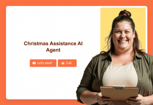 Christmas Assistance AI Agent Template Thumbnail